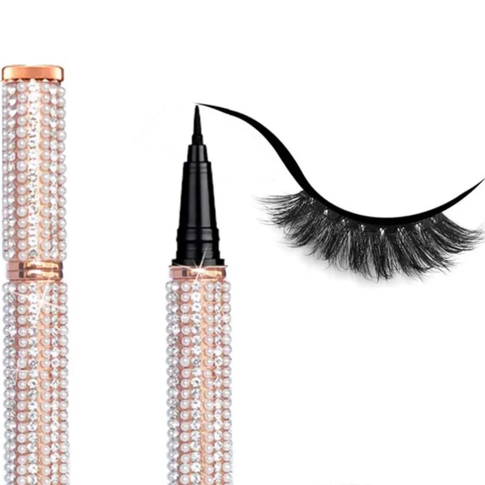 NWT Sparkling Bling Crystal Rhinestone Black Eyeliner Makeup Cosmetics +…